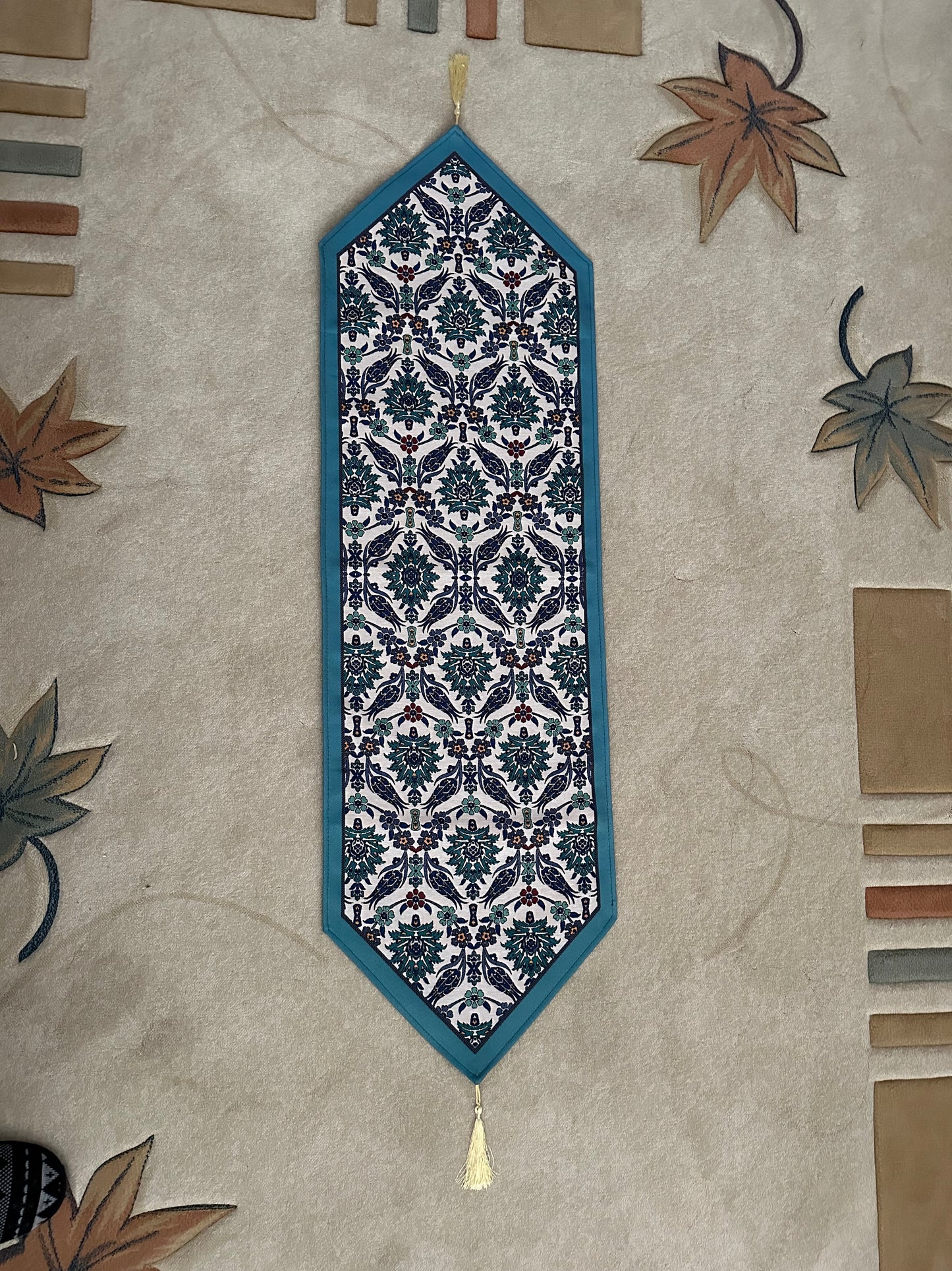 Custom Pattern Epoxy Table – Cultural Motif Edition
